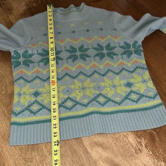 Sundance Fair Isle Wool Angora blend sweater - Picture 4 of 11